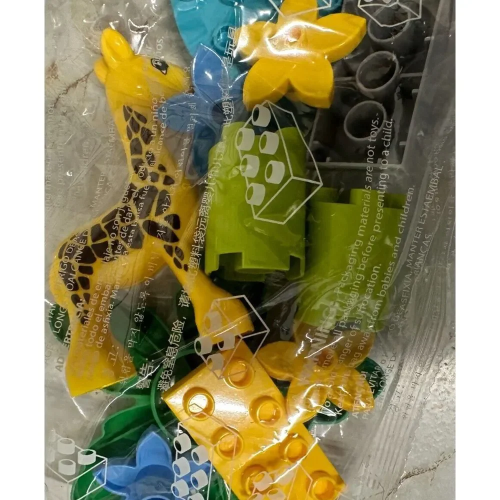 Luckliimomo Building Blocks Plastic Under The Sea Multicolor Whale Fish Seahorse
